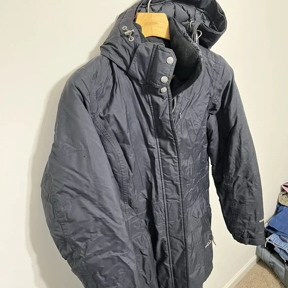 Eddie Bauer Parka Mens L Weather Edge Goose Down Hood Coat Gorpcore Ski Jacket